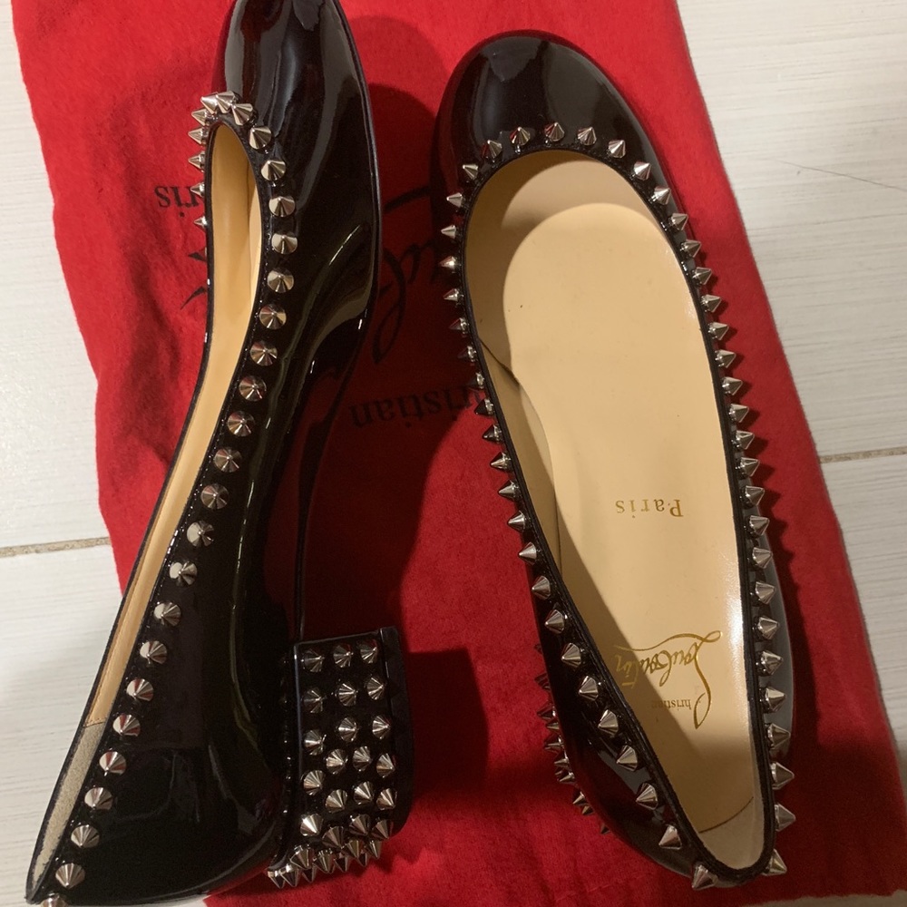 Christan louboutin shoes, size 38 fit like8,5or9 - Picture 3 of 4